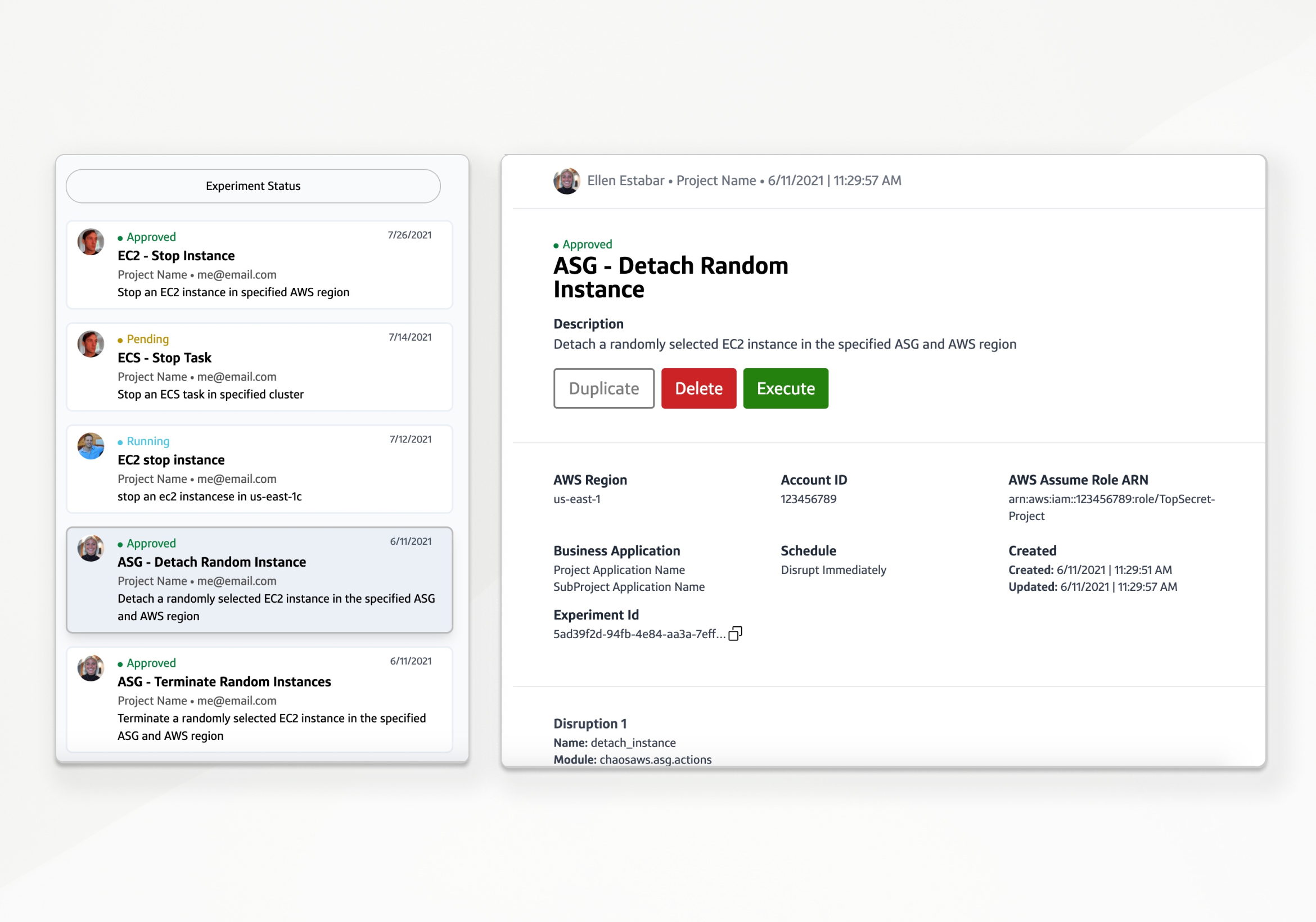 Cloud Detour components