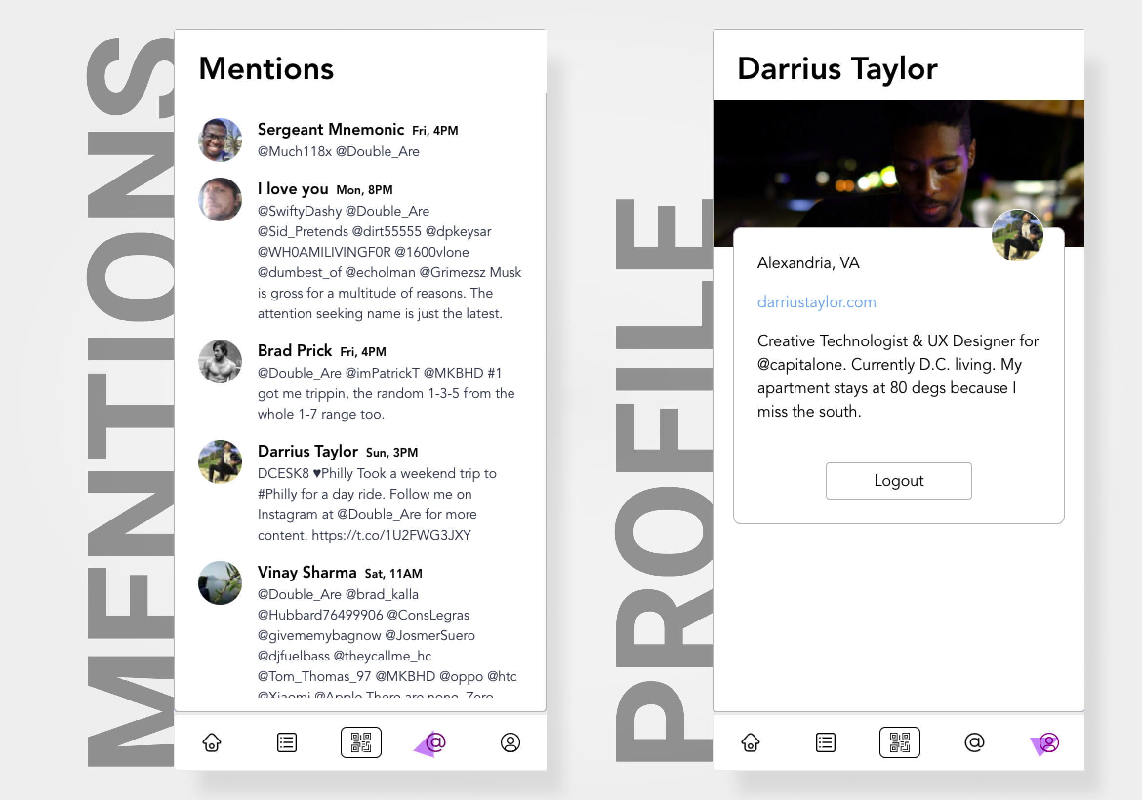 LineUp mentions and profile